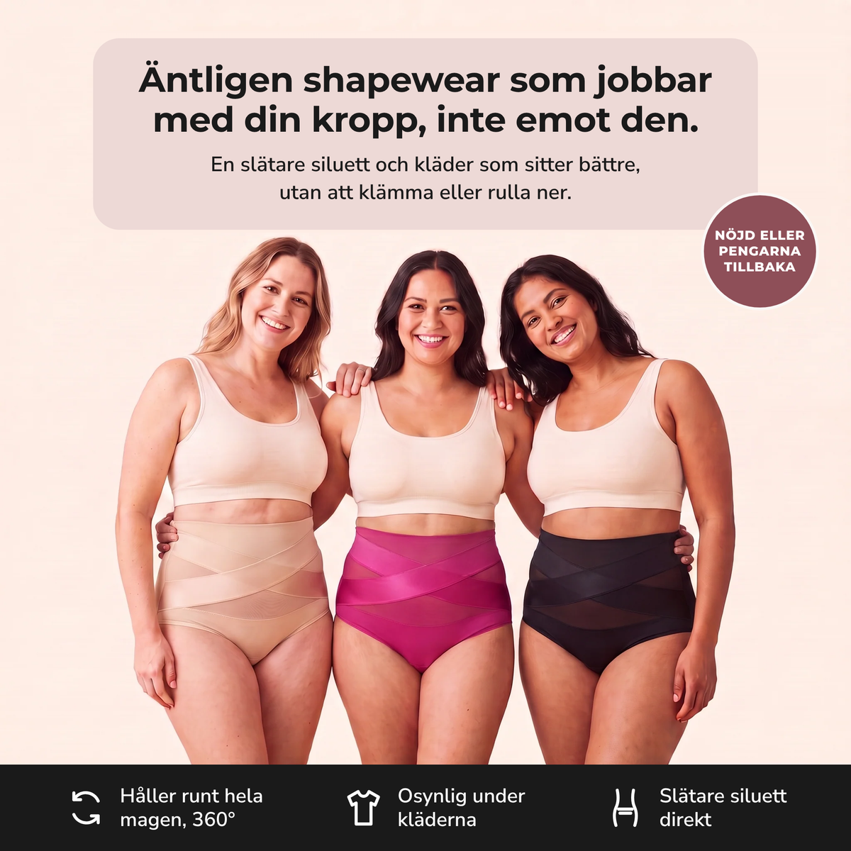 Aria Formande Trosor - En jämnare mage under kläderna
