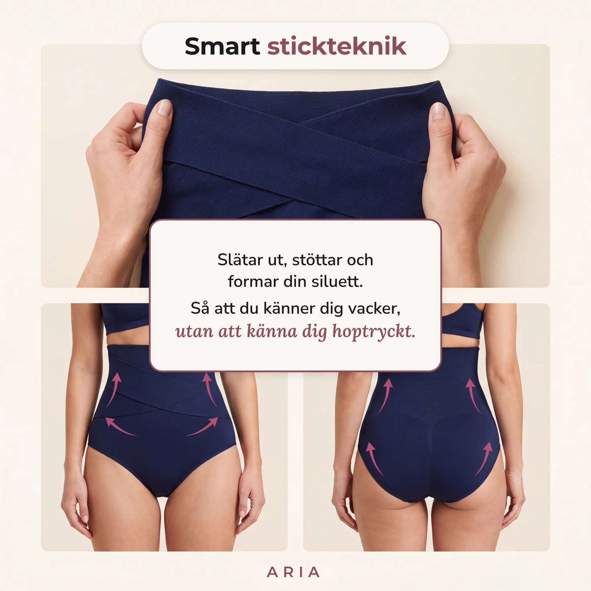 Aria Formande Trosor - En jämnare mage under kläderna