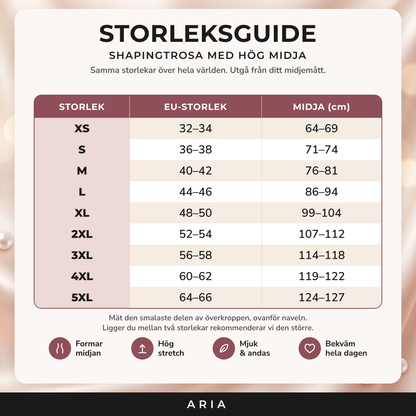 Aria Formande Trosor - En jämnare mage under kläderna